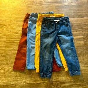 H&M and Cat&Jack Boys Toddler Pants/Jeans